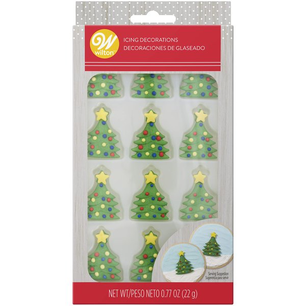 Food Items Tree Icing Decorations