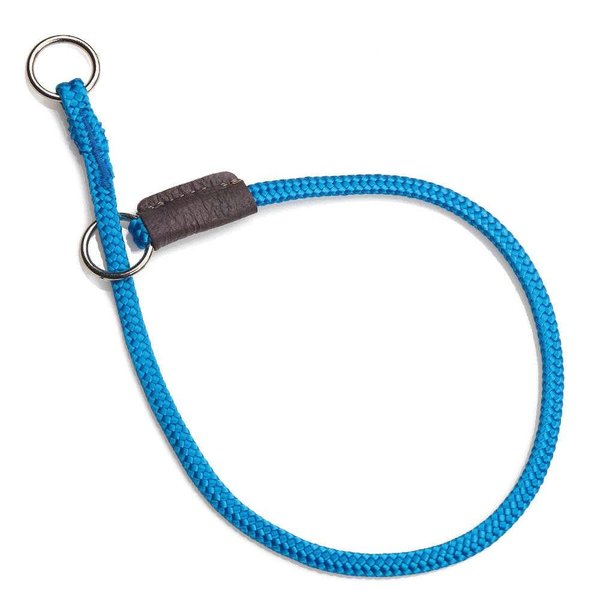 Mendota Pet Show Slip Collar - Made in The USA - Blue, 20 in