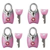Master Lock 4689Q TSA Approved Luggage Lock, 4 Pack, Colors May Vary