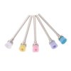 Anself 5pcs 2.35mm Professional Nail Art Drill Bit Random color Nail Drill Cleaning Brush Manicure Accessories