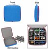 KISLANE Carrying Case for 12 Monster Jam Toy Trucks, Kids Toy Cars Storage Bag Hold 12 Monster Jam Toy Trucks, Bag Only (Blue)