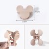 4 Pcs Hair Claw Clips Small Mouse Ear Hair Clips Matte 2.5'' Non-Slip Jaw Clips for Thin and Medium Hair Hair Accessories for Women Girls