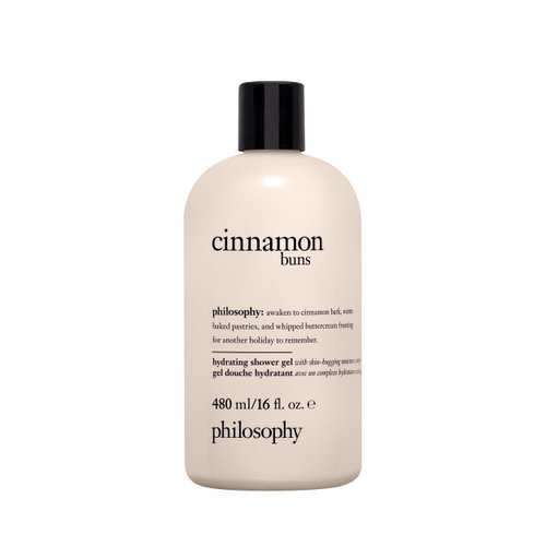 philosophy cinnamon bun shampoo, shower gel & bubble bath, 16 oz