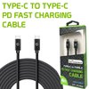 Dual USB-C/PD 60W Fast Charging Cord Compatible with BlackBerry KEY2 Plus 5Gbps Data Transfer for Power Delivery Hi Capacity Charging (White)