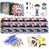 Tigerdoe Police Birthday Party Decorations - Police Party Favors Set for 12 Children - Police Officer Kids Party Favors - Notepads, Whistles, Make-a-Face Stickers, tattoos