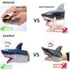 Yolococa Alligator Puppet Crocodile Head Puppets Realistic Soft Latex Rubber Animal Glove Hand Puppet for Kids