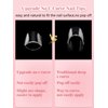 Quaferen Clear Square Nail Tips, 504PCS XXL Long No C Curve Nail Tips Square, Half Cover Flat Tapered Square Straight Gel Acrylic Nail Tips False Nails for DIY Nail Art Salon