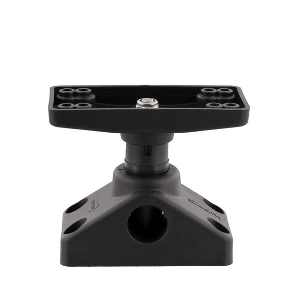 Scotty #269 Swivel Fishfinder Mount for Lowrance, Eagle w/ Side/Deck Mount , BLACK