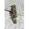 Labradorite Stone Hair Clip Set - Includes 2 Hair Combs, 1 60 mm French Barrette, 2 Hair Pins