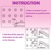 NOOEPC 660Pcs Resin Face Gems Hair Gems, 3/4/5/6 mm DIY Self-Adhesive Rhinestones, Pearl/Clear Rhinestone/Ab Rhinestone for Makeup, Crafts