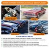 Universal Negative & Positive Battery Cable Terminals - Automotive Terminal Clamps Connectors - Durable & Adjustable Quick Release Terminal Assortment Kit Cars & Trucks Accessories