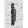 Green Quartz Stone French Barrette Hair Clip 4" or 100 mm Length