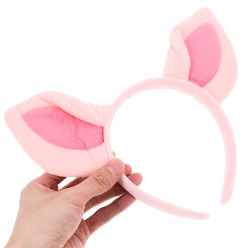 Beaupretty 3pcs Pig Ears Headbands Animals Hair Hoop Animal Ears Headpiece Costume Accessories Pig Puppy Ear Pig Headwear Pig Costume Piggy Kids Headbands