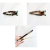 Cat Hair Clips for Women Girls Fashion Hairpins Alligator Clip Hair Accessories Black Green