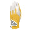 Zero Friction Women's Compression-Fit Synthetic Golf Gloves, Universal Fit, Yellow