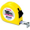 TAJIMA Tape Measure - 16 ft x 1 inch Hi-Lock Measuring Tape with Durable ABS Case & Acrylic Coated Blade - HL-16BW