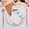 OLYCRAFT 1200pcs 4 Styles Gold Meal Stickers 1 Inch Food Choice Sticker Cow/Chicken/Fish/Carrot Wedding Meal Indicator Stickers Kitchen Stickers Meal Stickers for Place Card Wedding Party Supplies