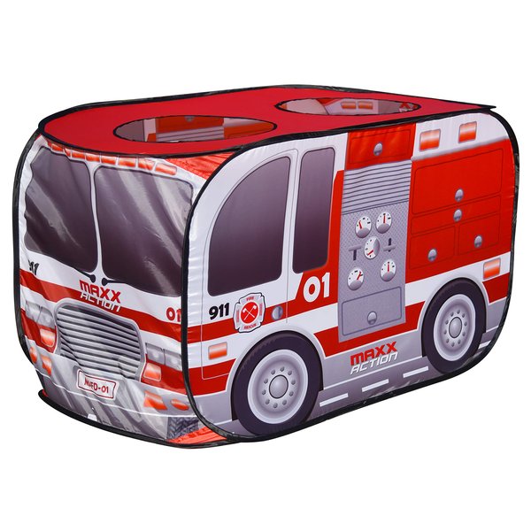Pop Up Fire Truck – Indoor Playhouse for Kids | Red Engine Toy Gift for Boys and Girls – Sunny Days Entertainment, Multi