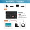J-Tech Digital HDMI Audio Extractor 4K 30Hz 1080P 60Hz SPDIF + RCA Output, HDMI ARC Audio Extractor Converter, Dolby Digital/DTS CEC