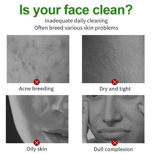 PAINISTIC Green Tea Clay Face Mask - Green Tea Deep Cleanse Moisturizing Blackhead Remove Purifying Clay Mask, Oil Control Face Mask Skin Care for All Skin Types 1 Count (Pack of 2)