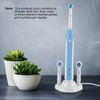 Toothbrush Charger for Oral B, POEXUJING Portable Inductive Electric Toothbrush Charger for Model 3757 with 2 Toothbrush Head Holders and 2 Dust Caps, Charging Base Power Cord for Travel Replacement