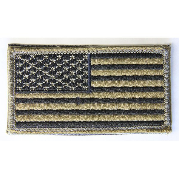 M1Surplus MOLLE TAN Radio Pouch + PATRIOT FLAG Morale Patch Fits Motorola Talkabout T460 T600 MS350R T260TP T100 CLS1110 CLS1410 DTR410 DTR550 MU350R RDU4100 RDV2020 RMV2080 RMU2040 SL300 XPR-7000E