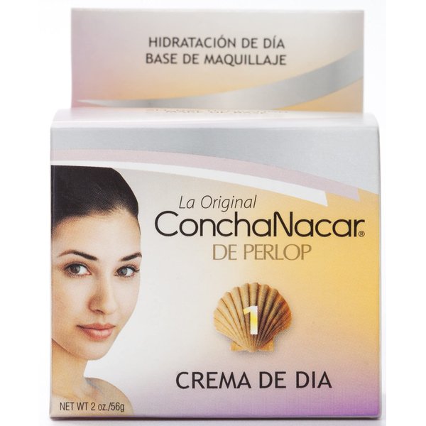 Concha Nacar Crema De Dia No.1, Day Cream 2 oz, White