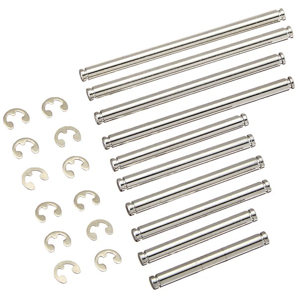 Traxxas 1939 Suspension Pin Set, with Hard Chrome W and E-Clips