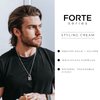 Hair Styling Cream for Men by Forte Series | Medium Hold Light Cream for Hair | Volumizing & Thickening Hair Cream for Men | Water Soluble Hair Texturizer for Easy Washout, (3 oz)