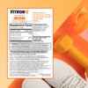Vitron-C Iron Supplement, Once Daily, High Potency Iron Plus Vitamin C, Supports Red Blood Cell Production, Dye Free Tablets, 60 Count
