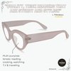 2SeeLife Pink Bold Cat Eye Reading Glasses for Women to Look Stylish with High Vision - Comfortable for All Face Shape Womens Reading Glasses -Readers For Women - Reading Glasses 1.0 Womens Readers