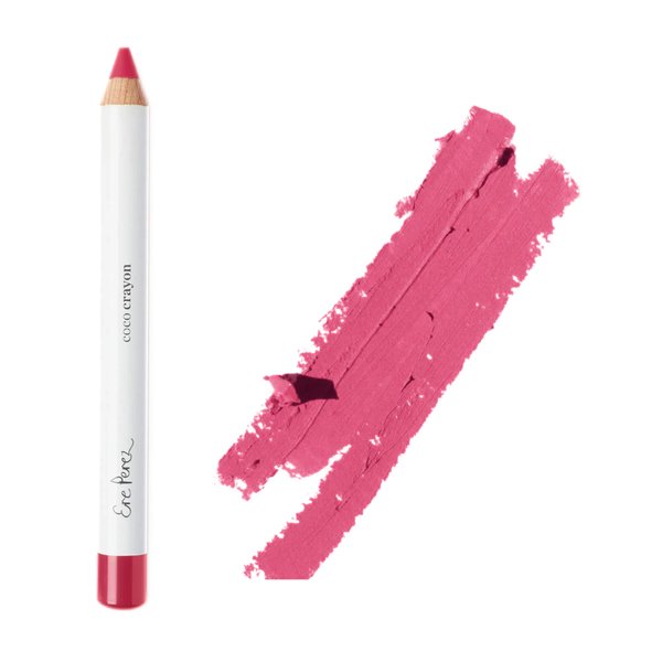 Ere Perez - Natural Coco Crayon Hydrating Lip Color | Vegan, Cruelty-Free, Clean Beauty (Babe, 0.01 oz | 3 g)