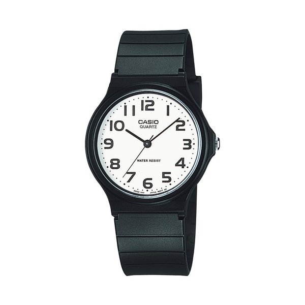 Casio Men's MQ24-7B2 Analog Black Resin Strap Watch