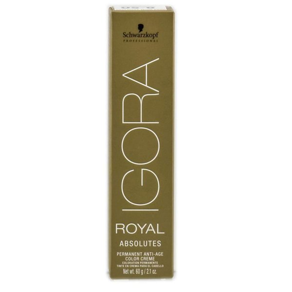 Schwarzkopf Professional Igora Royal Absolutes Hair Color, 6-60, Dark Blonde Chocolate Natural, 2.1 Ounce