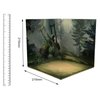 Menolana 1/12 Scale Backdrop Organizer Scene Display Vehicle Model Showcase Background for Action Figures Vehicle Scene Toy Diecast Car, Forest