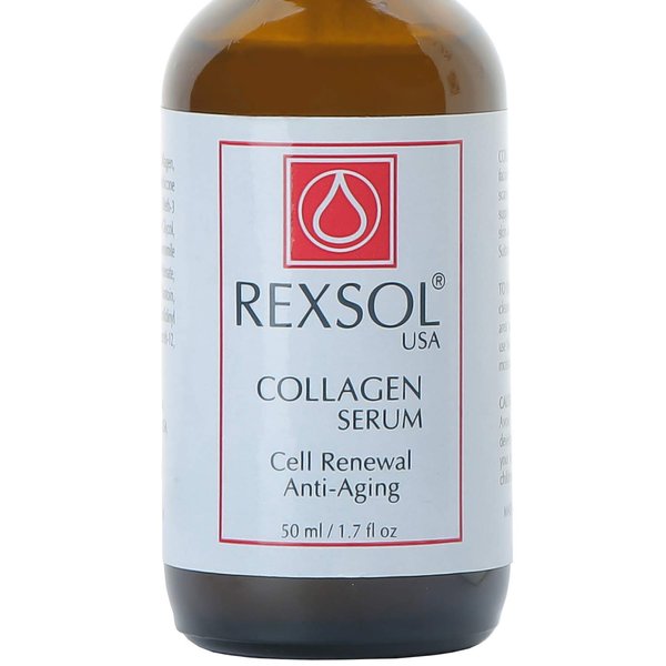 REXSOL Collagen Serum | With Vit C&E | Effective Anti Aging Serum For Face Care & Age Spot Remover | Anti Wrinkle Serum & Anti Aging Face Serum With Hyperpigmentation Treatment | Rapid Wrinkle Repair