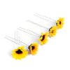 Leadigol 5PCS Flower Hair Pins, Bridal Headpiece, Sunflower Wreath for Women Lady Girls, Sunflower Hair Pins, Party Wedding Bridal Hair Pins Clips