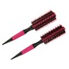 2Pcs Round Styling Hair Brush,Portable Hairbrush for Men and Women, Even Heat Distribution for Curling Blow Dry Styling, Versatile Use