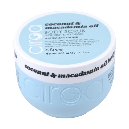 Ciroa Hydrating Coconut & Macadamia Oil Body Scrub 21.2 oz