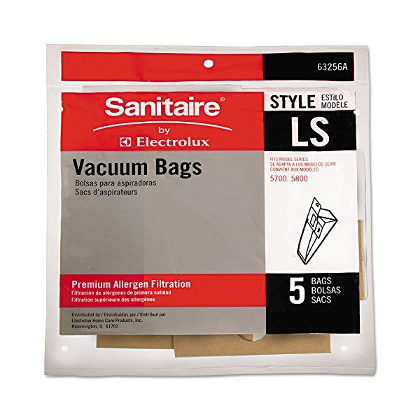 EUREKA 63256A10CT Commercial Upright Vacuum Cleaner Replacement Bags Style LS 5/Pack 10 PK/CT