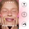 Lamel Hydrating Lip Oil LET`S GLAZE - Hydrating Lip Gloss Flavoring Oil - Fat Oil Lip Gloss - Hydrating Lip Oil Treatment - Plumping Lip Oil Gloss - Clear Lip Gloss - №401 Marshmallow