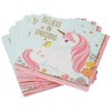 Amscan 501929 Beverage Napkins | Magical Unicorn Collection | Birthday | 16pcs