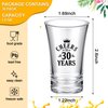 Cunhill 36 Packs Acrylic Clear 30th Birthday Party Shot Glass Random Set 1.2 Ounce, Cheers to 30 Years Shot Glasses Acrylic Shot Glasses for Adult Small Glass