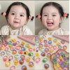 Beauty Queen 20Pcs Baby Hair Ties for Girls,Cute Small Hair Ties for Thin Hair,10 Pairs Ponytail Holders Elastic Hair Rubber Bands Hair Accessories for baby girls infant toddler kids (style cartoon)