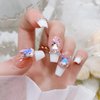 16 Pcs 3D Easter Bunny Nail Charms Crystals Rabbit Diamonds Rhinestones Gems for Acrylic Nails Design, Women Nail Art Decoration Craft Jewelry DIY.