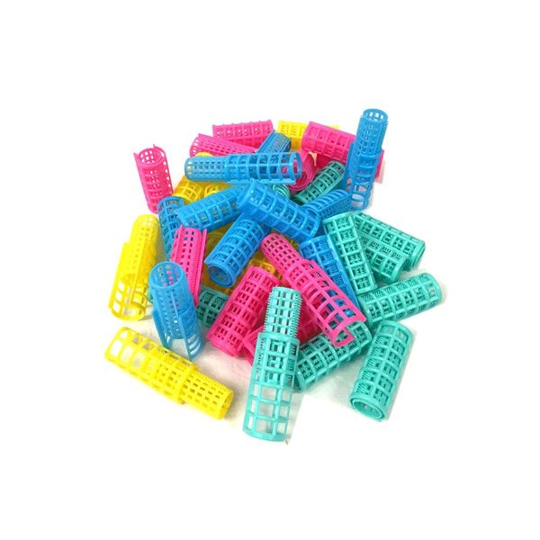 40pc x 22.9mm (0.9") DIY Small Grip Cling Hair Roller Curler Hair Styling Hairdressing Tool