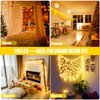 JMEXSUSS 66ft 200 LED String Lights Indoor Bedroom, Warm White Christmas String Lights Outdoor Waterproof, Connectable Fairy Twinkle Lights Plug in for Outside Tree Classroom Wedding Xmas Decorations