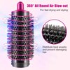 Round Volumizing Brush for Dyson for Airwrap HS01/HS05 Attachment, Part No.969489-01 970750-01 for Limp Flat Hair