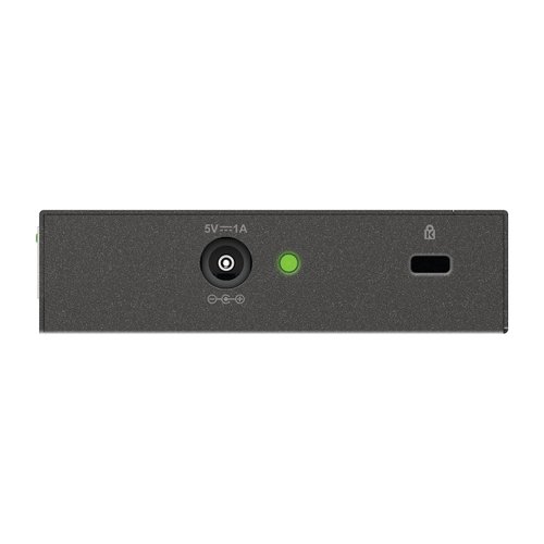 D-Link Ethernet Switch, 5 Port Gigabit Unmanaged Metal Desktop Plug and Play Compact (DGS-105),Black