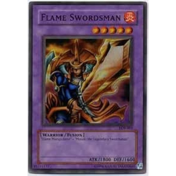 Yu-Gi-Oh! - Flame Swordsman (LOB-003) - Legend of Blue Eyes White Dragon - Unlimited Edition - Super Rare